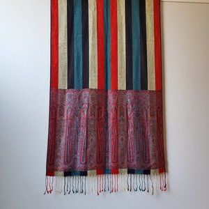 Pashmina Silk Blend Multicolored Wrap